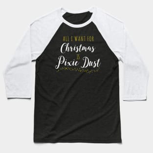 All I Want For Christmas (White) Baseball T-Shirt